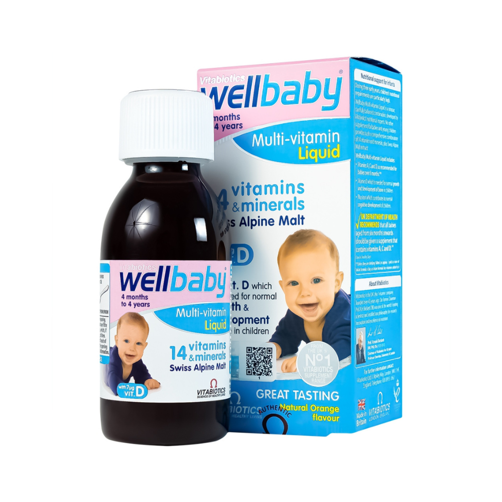 VITABIOTICS WELL BABY MULTI-VITAMIN LIQUID 150ML-1