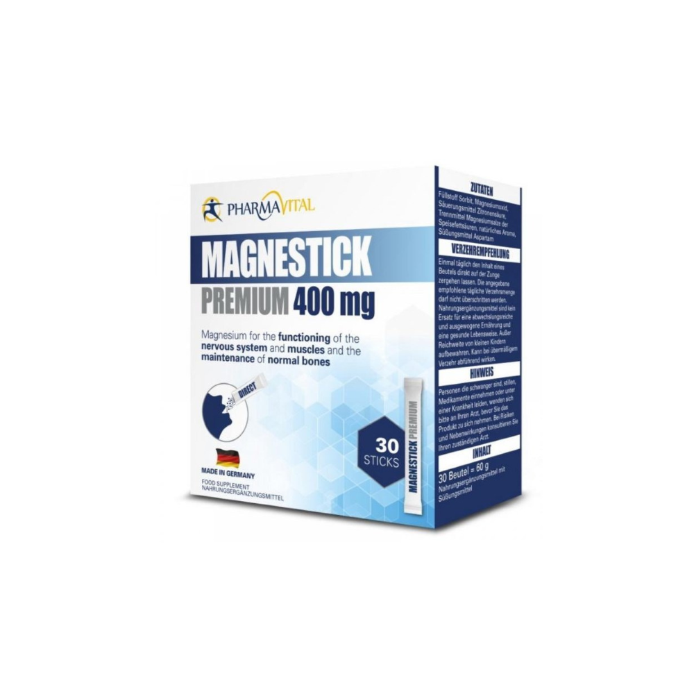 PHARMAVITAL MAGNESTICK PREMIUM 400 MG STICK A30 photo 1