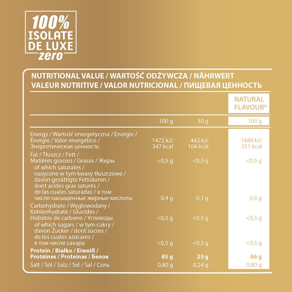 ISOLATE DE LUXE 100% 700G-1