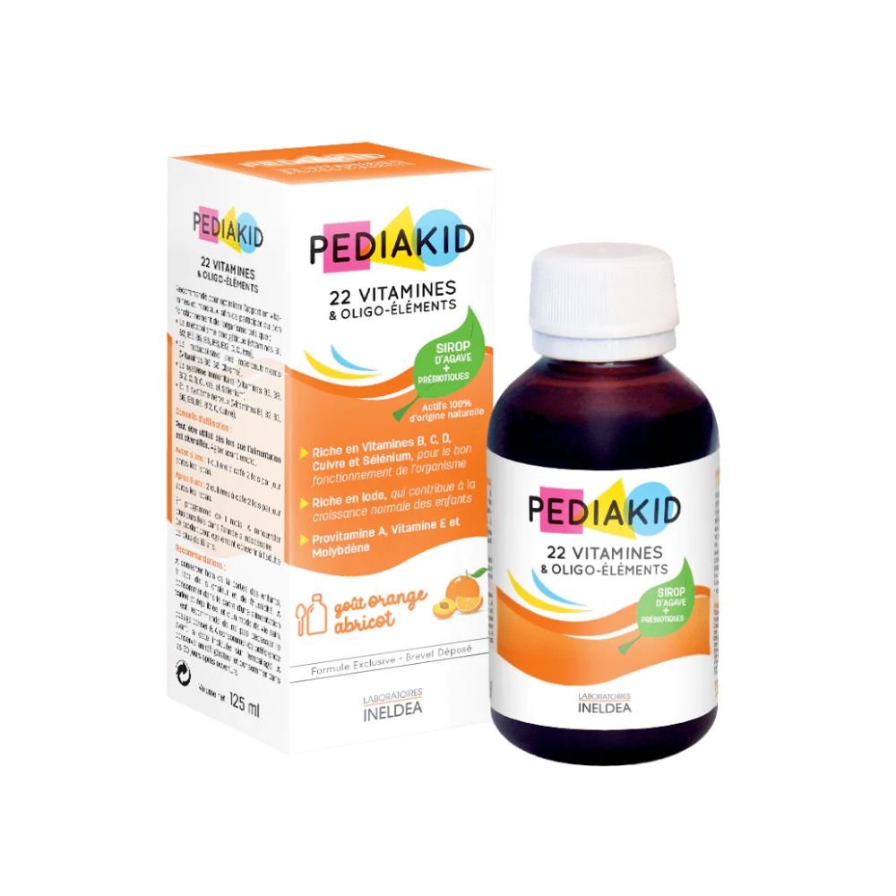 PEDIAKID 22VITAMINES+OLIGO ELEMENTS SIR 125ML-1