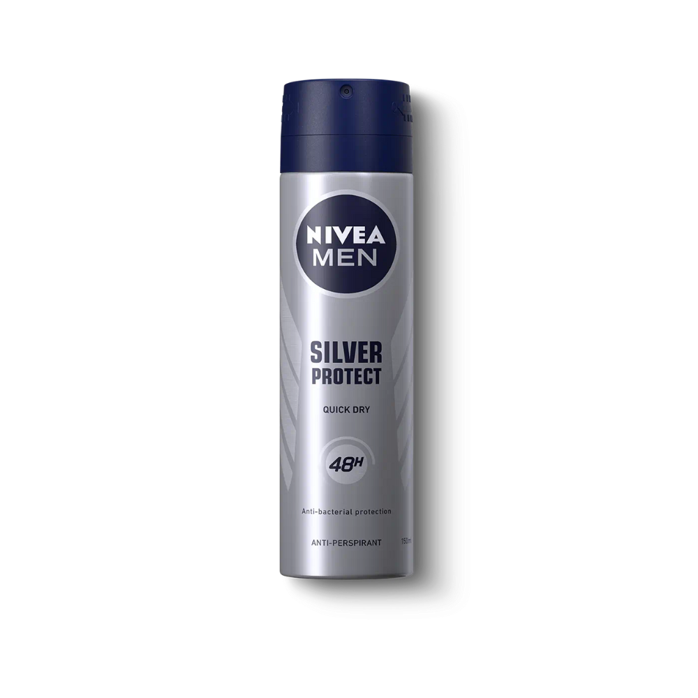 NIVEA MEN DEODORANT SILVER PROTECT 150ML-1