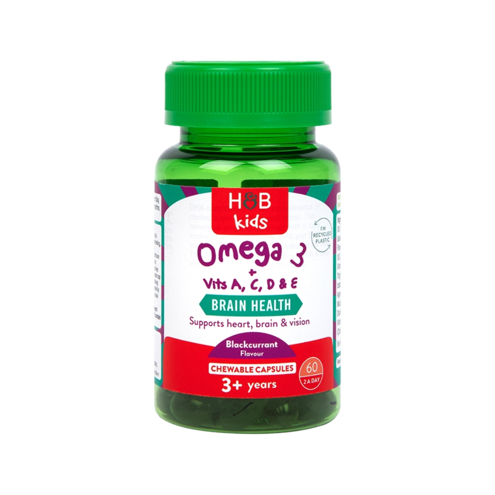HOLLAND BARRETT KIDS OMEGA 3 CHEWABLE CAPSULES A60-1