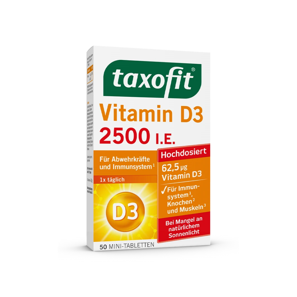 TAXOFIT VITAMIN D3 2500 U.I TBL A50-1