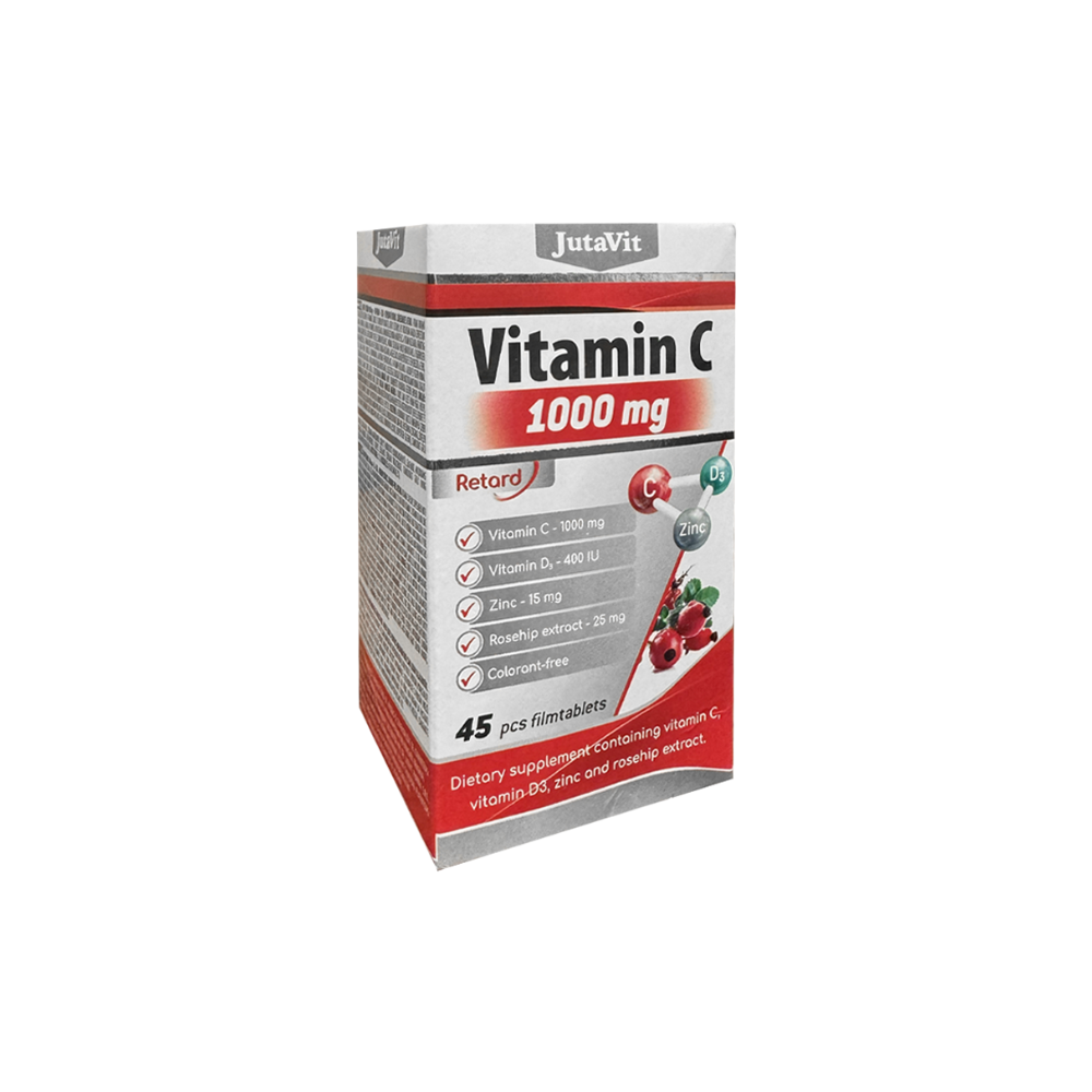 JUTAVIT VITAMIN C 1000MG+D3+ZINC TBL A45 photo 1