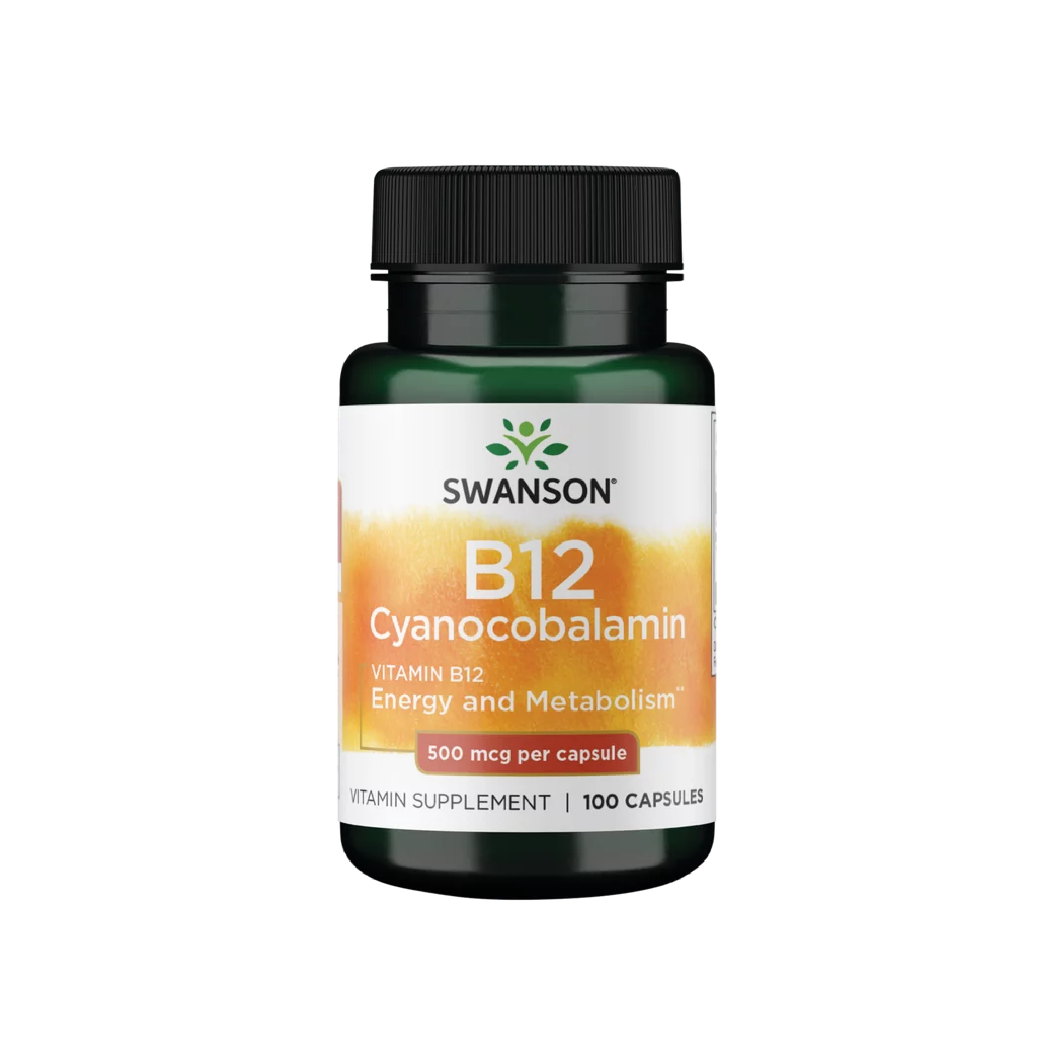 SWANSON VITAMIN B12 500 MCG CPS A100-1
