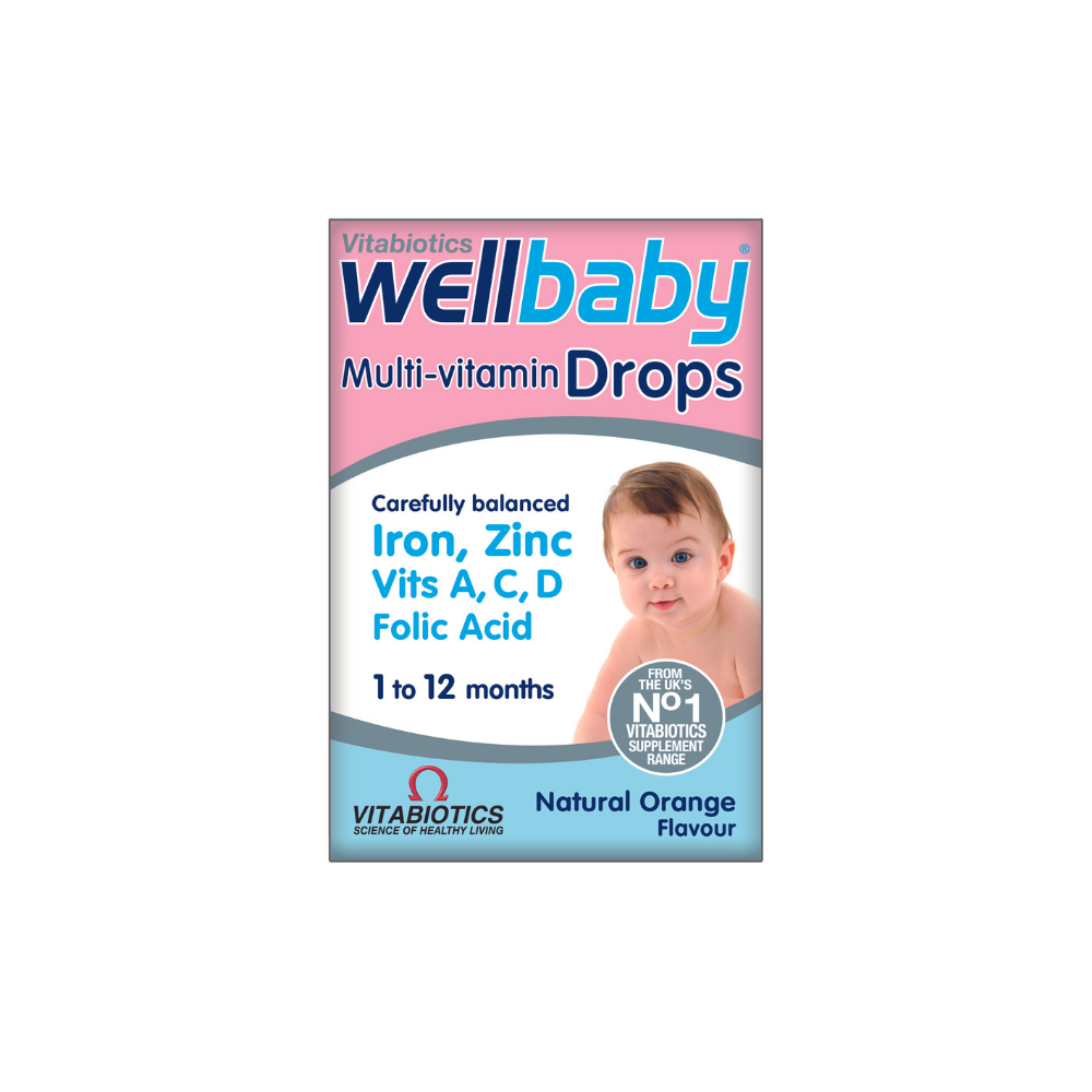 VITABIOTICS WELL BABY MULTI-VITAMIN DROPS 4-12M 30ML-1