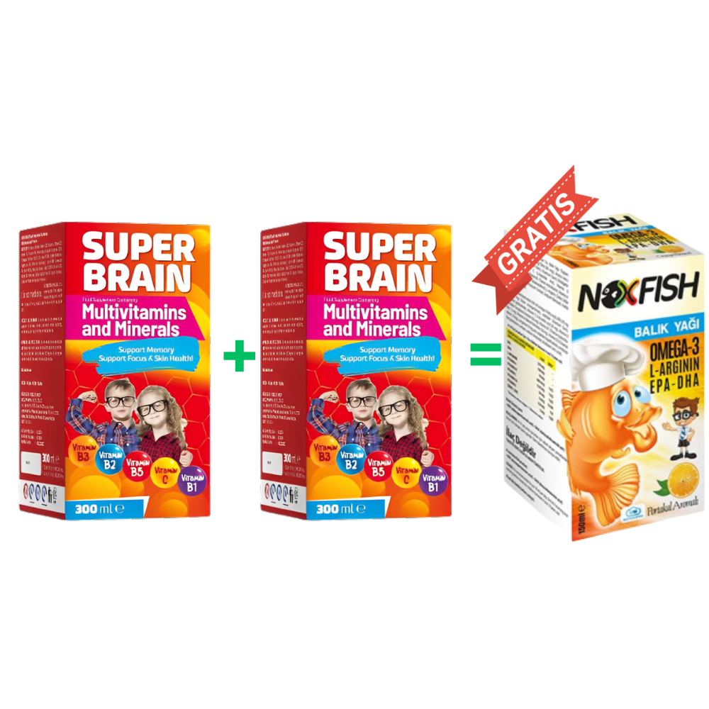 BUY 2 GET 1 FREE SUPER BRAIN SIR / NOXFISH SIR SET-1