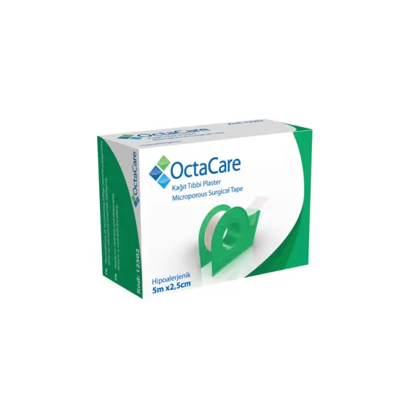 OCTACARE MICROPOROUS SURGICAL TAPE 5M X 2.5CM photo 1