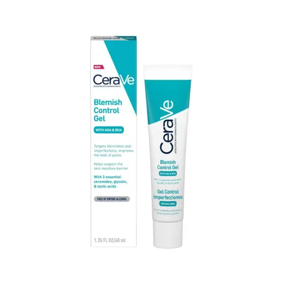 CERAVE BLEMISH CONTROL GEL WITH AHA & BHA 40ML photo 1