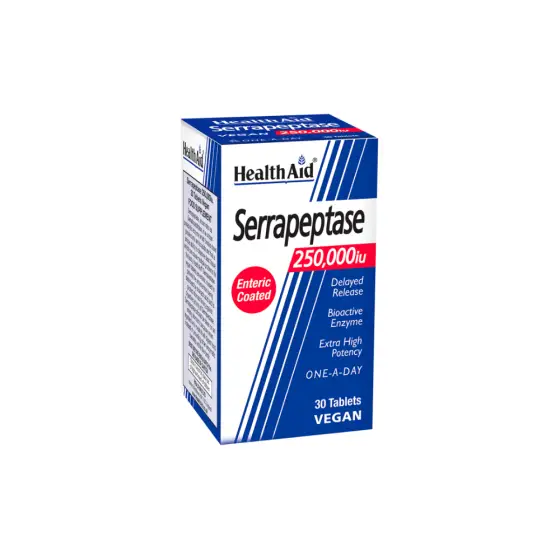 HEALTHAID SERRAPEPTASE 250000IU TBL A30 photo 1