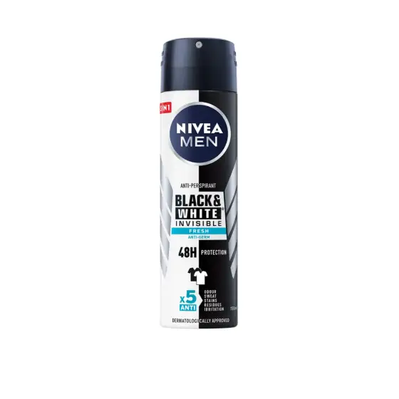 NIVEA MEN DEODORANT BLACK & WHITE 150ML photo 1