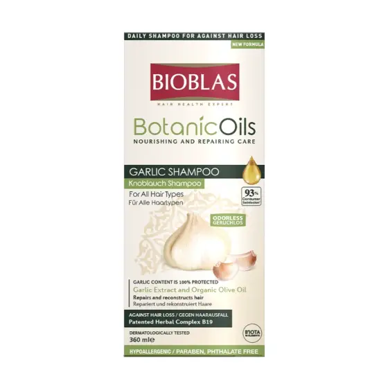 BIOBLAS GARLIC SHAMPOO 360ML photo 1