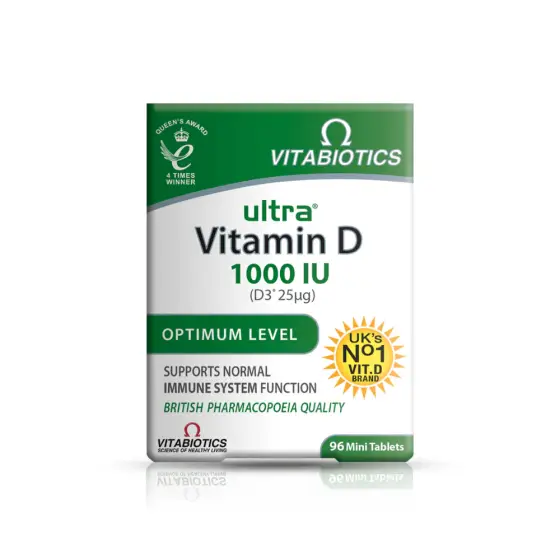 VITABIOTICS ULTRA VITAMIN D3 1000IU TBL A96 photo 1