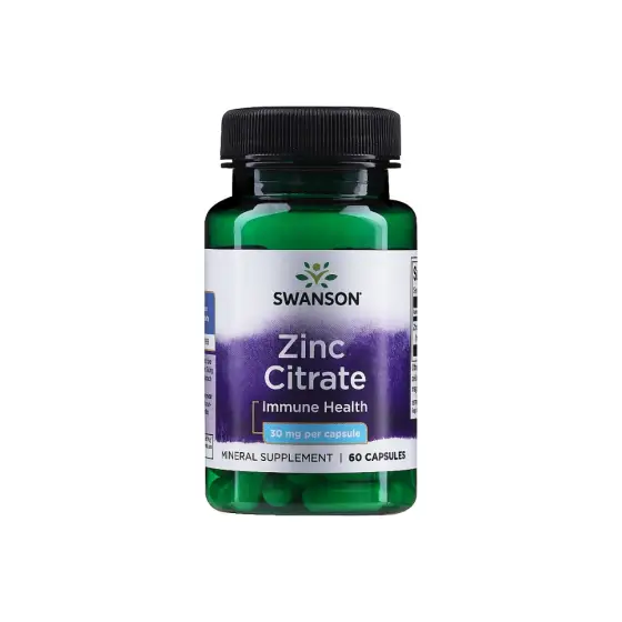 SWANSON ZINC CITRATE 30 MG CPS A60 photo 1