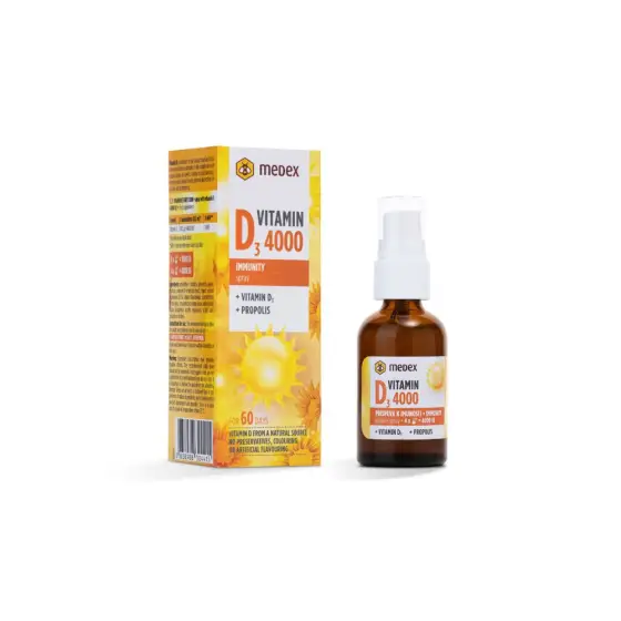 MEDEX VITAMIN D3 4000UI SPRAY 30ML photo 1