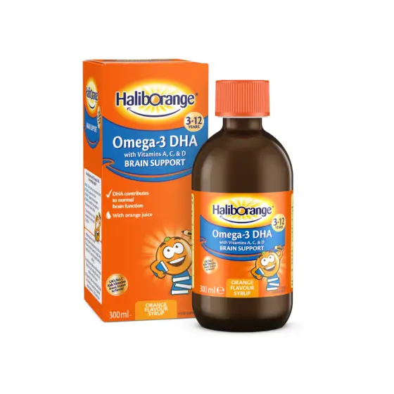 HALIBORANGE OMEGA-3 BRAIN SUPPORT SIR 300ML photo 1