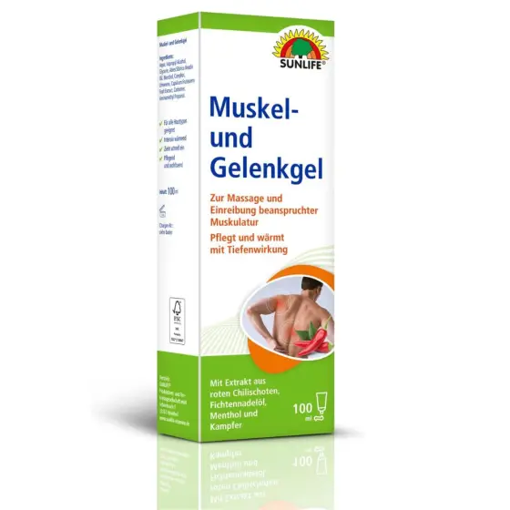 SUNLIFE MUSCLE AND JOINT GEL 100 ML photo 1