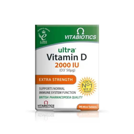 VITABIOTICS ULTRA VITAMIN D3 2000IU TBL A96 photo 1