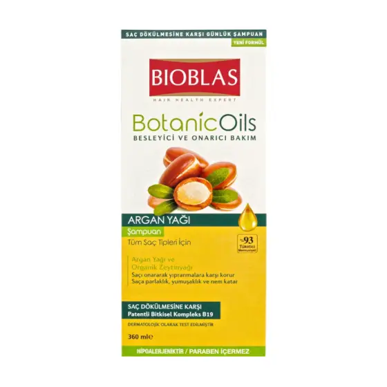 BIOBLAS ARGAN OIL SHAMPOO 360ML photo 1