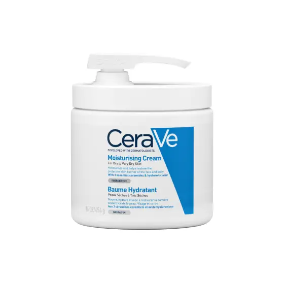 CERAVE MOISTURISING CREAM WITH PUMP 454G photo 1